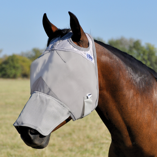 Fly Mask with Nose Guard