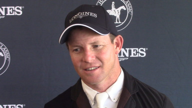 Shane Sweetnam talks about victory at the Hampton Classic