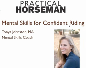 Webinar: Mental Skills for Confident Riding with Tonya Johnston promo image