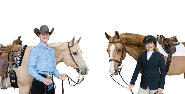 western_boy_and_huntseat_girl_with_horses_WBG