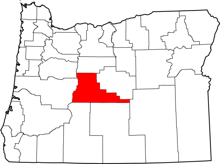 Deschutes County Oregon map