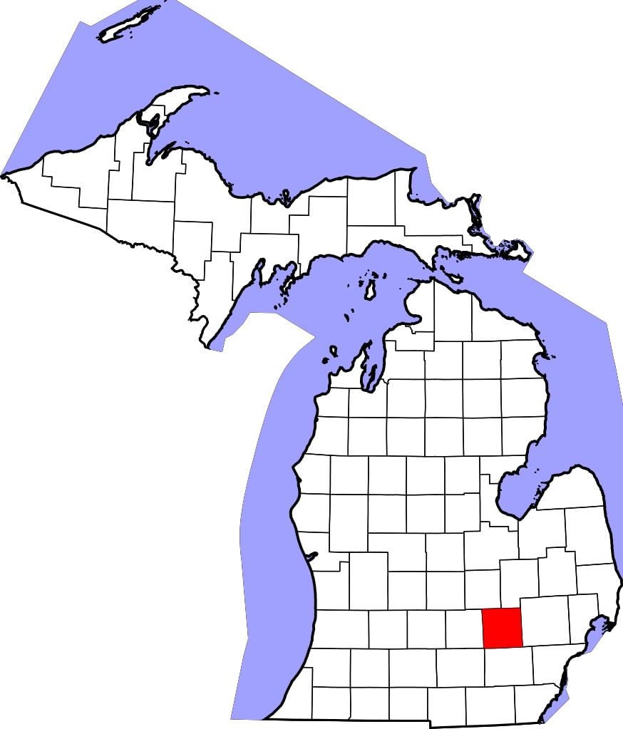 Livingston County, Michigan, where a horse has west nile virus. 